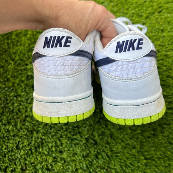 Nike Dunk Low GS '3D Swoosh Grey' Grade School Size 6.5Y/7.5W(DV3478-100) - Picture 2 of 8